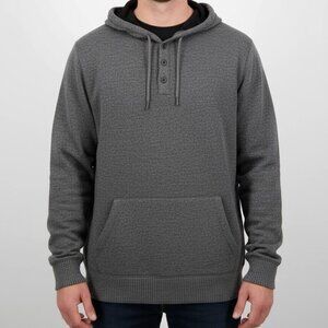 Stillwater Supply Co. Men's Grey Hoodie Kanga Pouch Drawstring Sweater Size 2XL